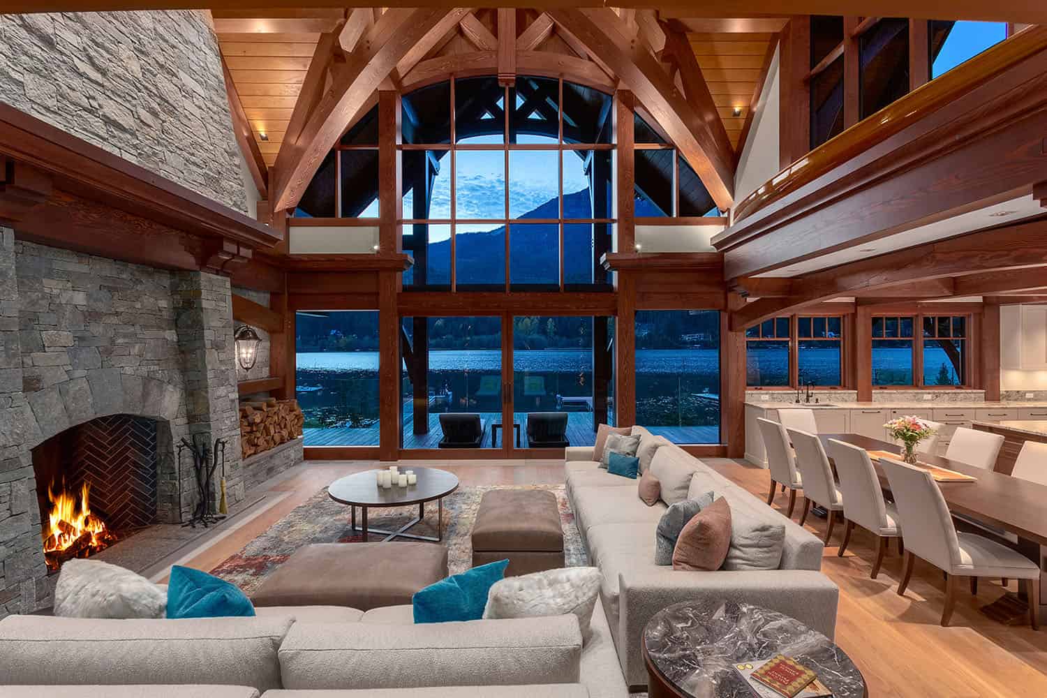 Modern timber frame home in Whistler designed for entertaining-32