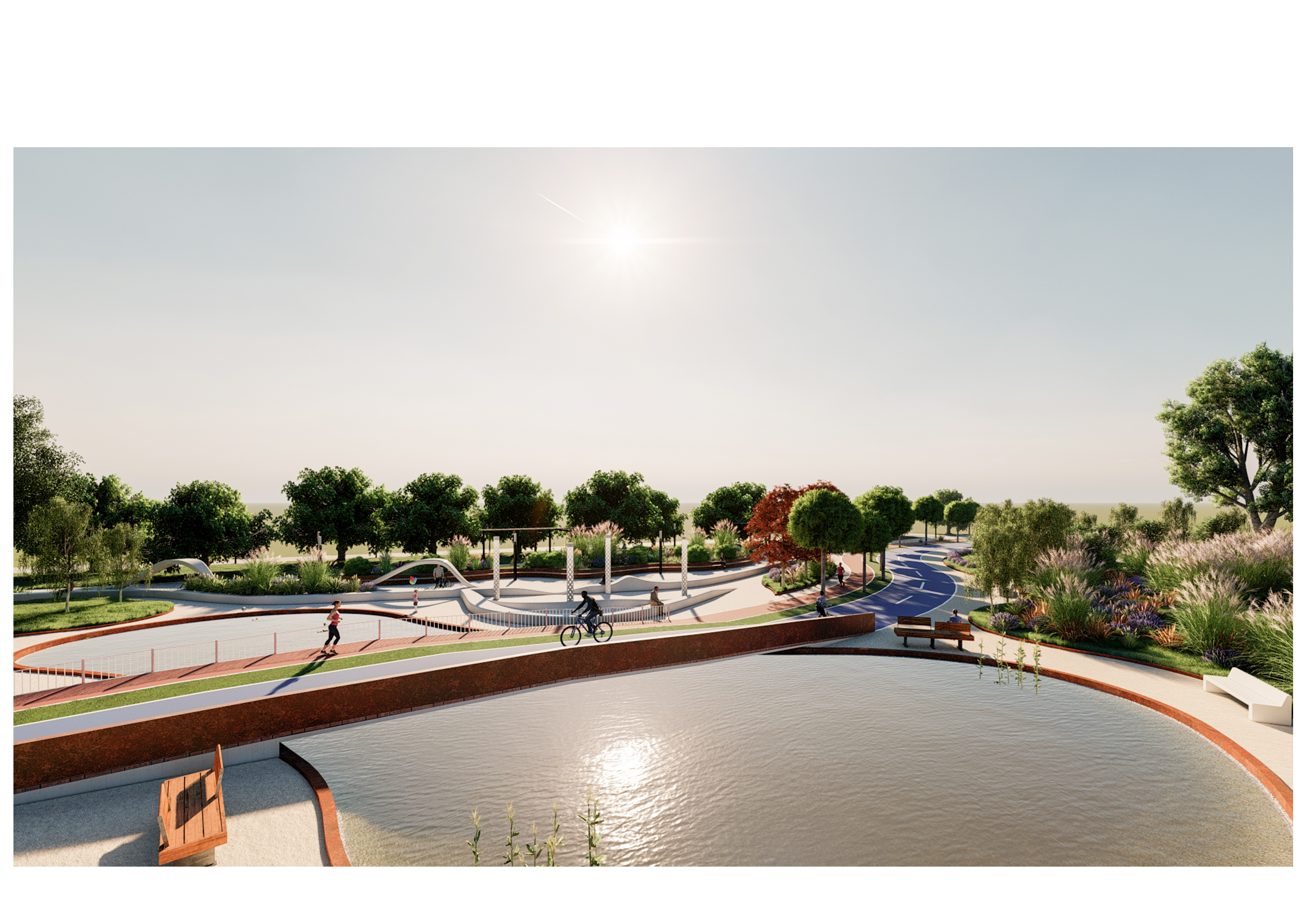 Project for Zone 6: Belgrade Linear park.-22