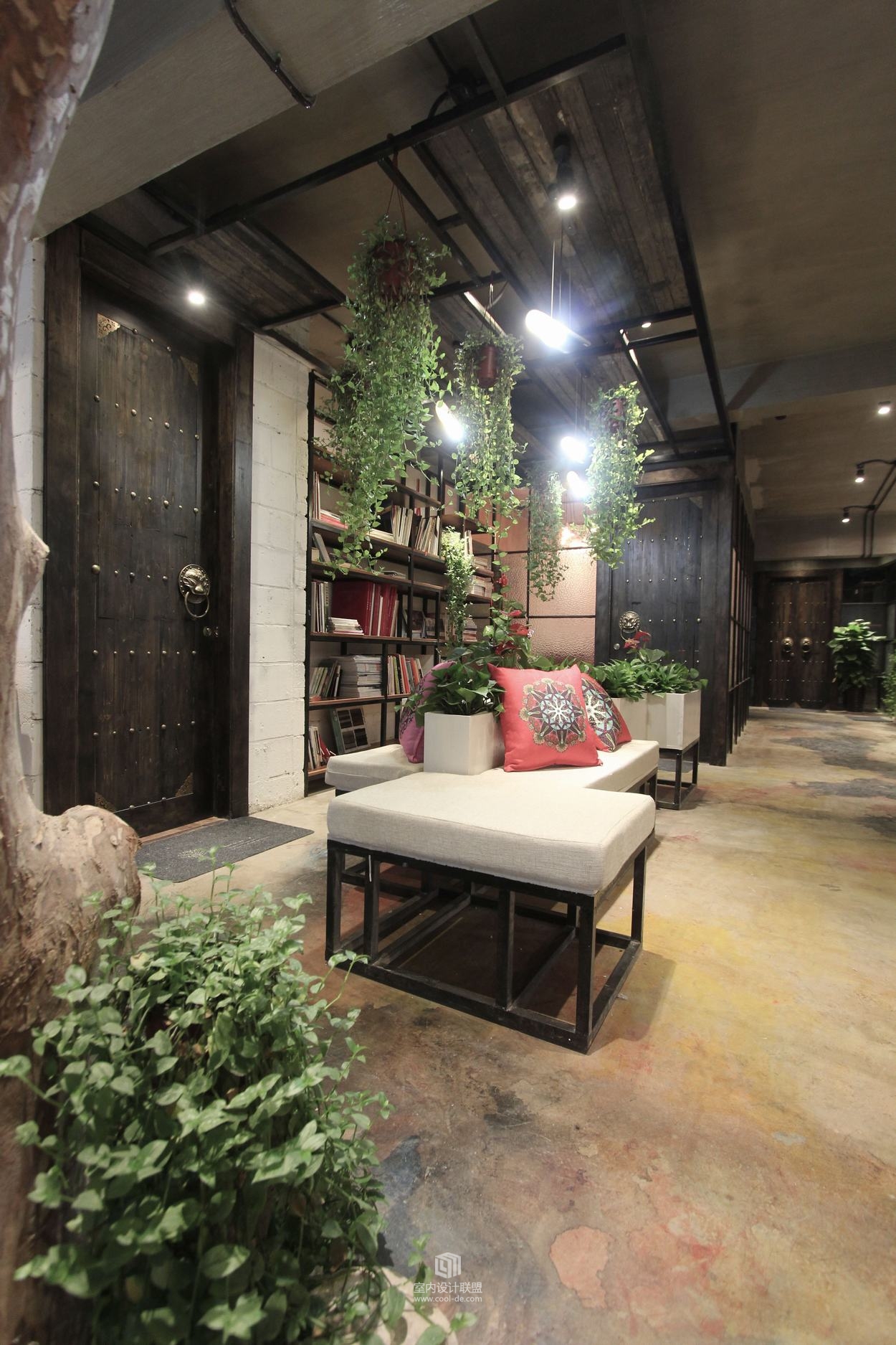 九门堂设计--广西南宁市一花一世界艺术生活馆办公休闲空间-8