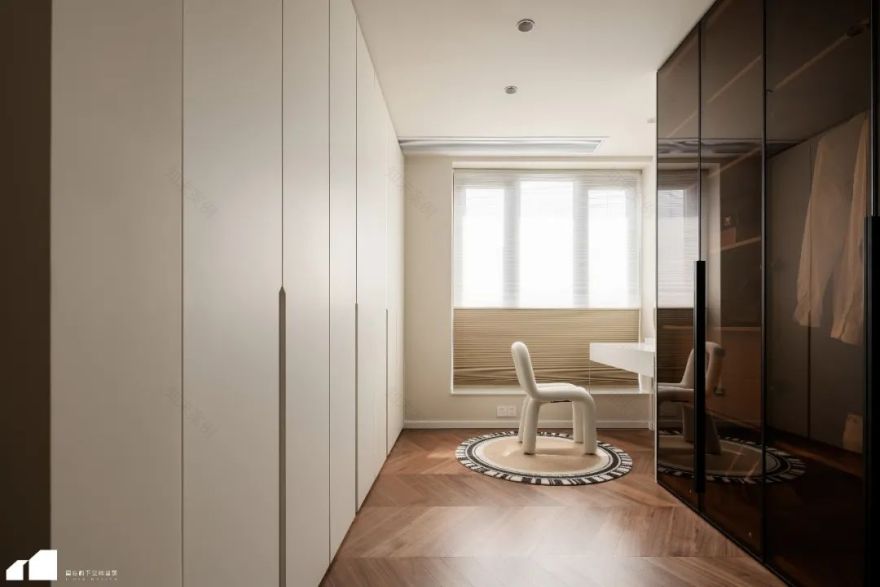 奶油风私宅设计丨留白屿下空间建筑-49