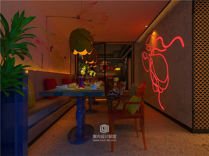 【品筑最新动态】爱尚虾塘沈阳主题餐厅设计-17