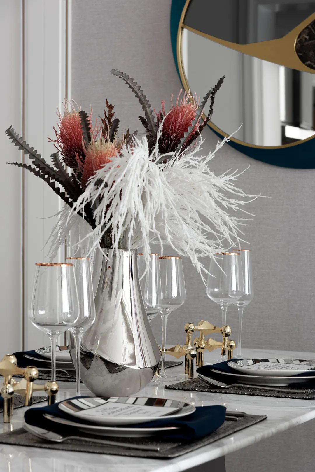 京津新城双户型，新中式与轻奢风的人居空间探索-61