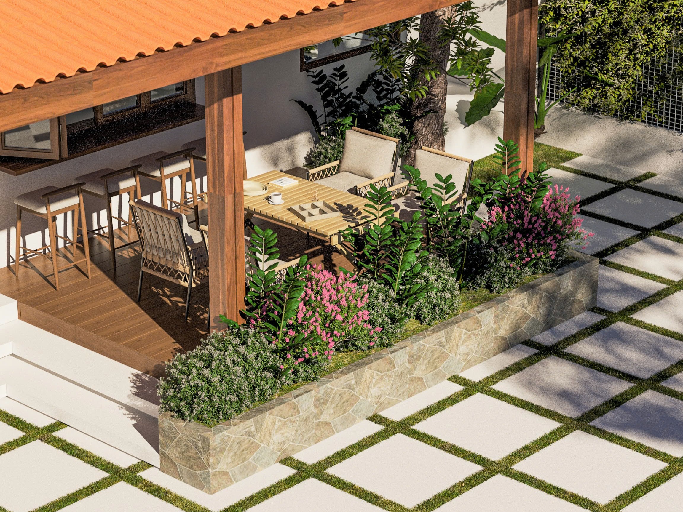 Tropical Scandinavian Villa in Vietnam-3