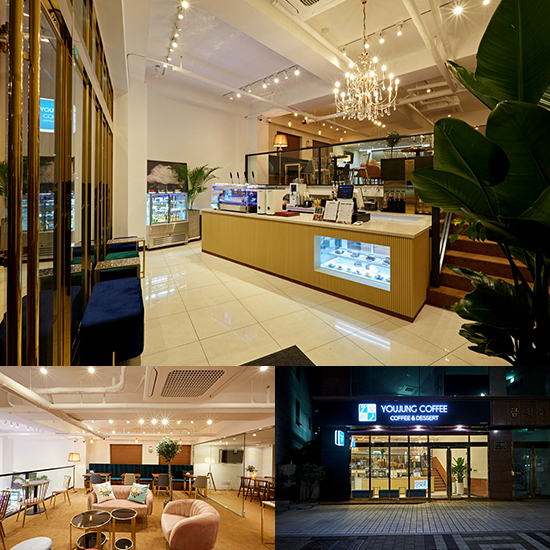 首尔江南精致 40 平咖啡厅设计-1