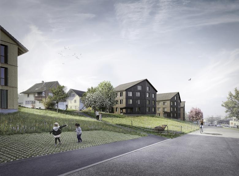 Nussbaumer Architekten AG丨Neubau Mehrfamilienhäuser Siedlung Hohwies Oetwil am See丨瑞士-2