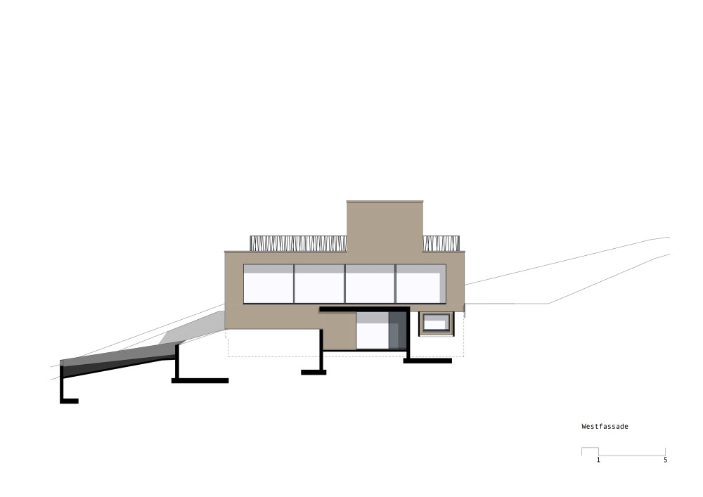 瑞士 Berna 住宅 | 融入景观的三层雕塑式建筑-41
