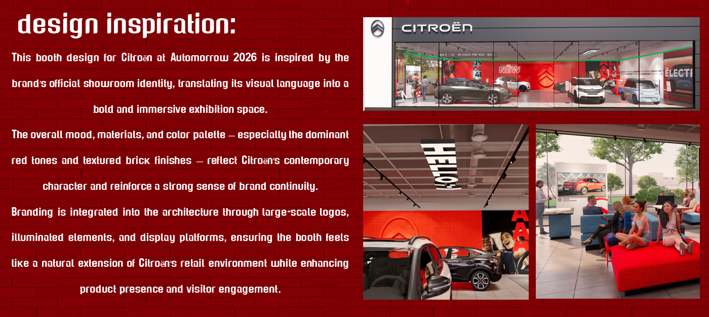 Citroen booth design-auto morrow 2026-2