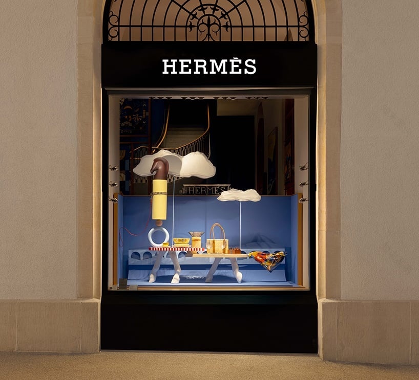 ECAL · Hermès 橱窗展示设计丨瑞士苏黎世丨Charitini Gkritzali-7