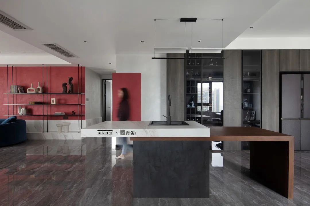 摩登撞色美宅 · 湘江壹号极致奢华空间丨浅尺住建-28