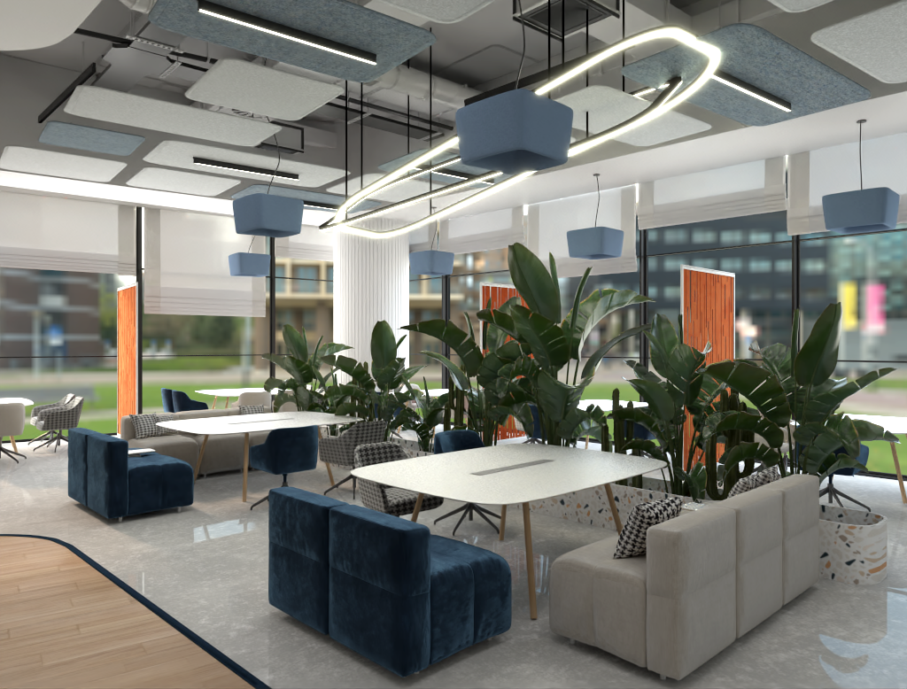 企业联合办公空间设计丨Helwan University-17