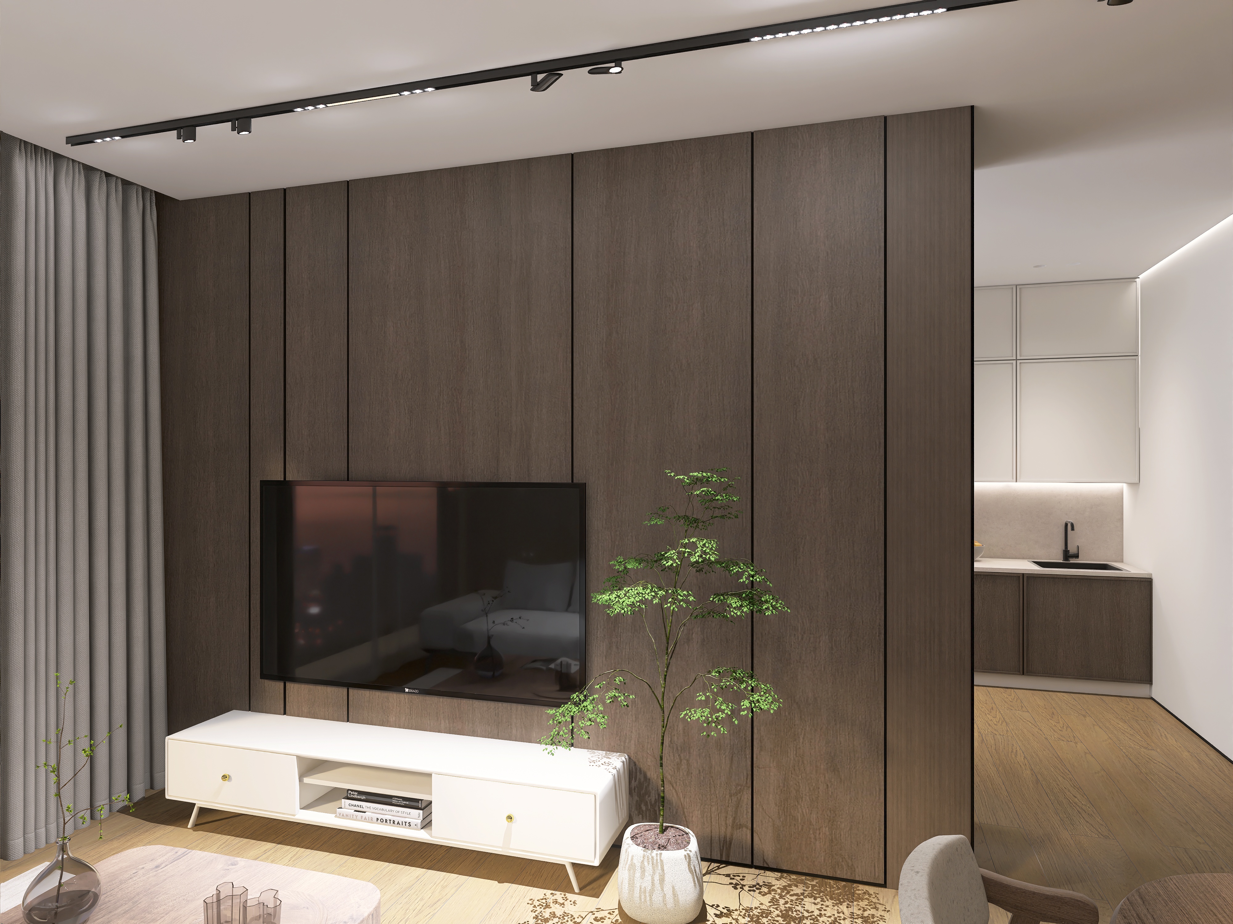 Japandi风格三居室公寓学习项目-7