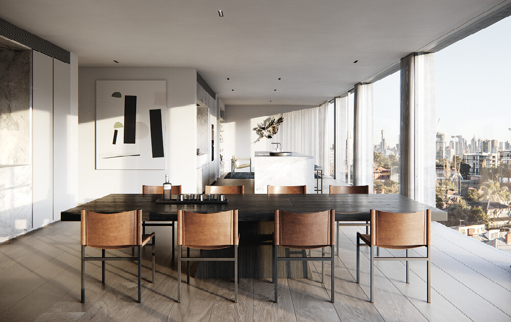 墨尔本极简全混凝土框架公寓楼丨澳大利亚墨尔本丨澳大利亚建筑工作室 Carr-36