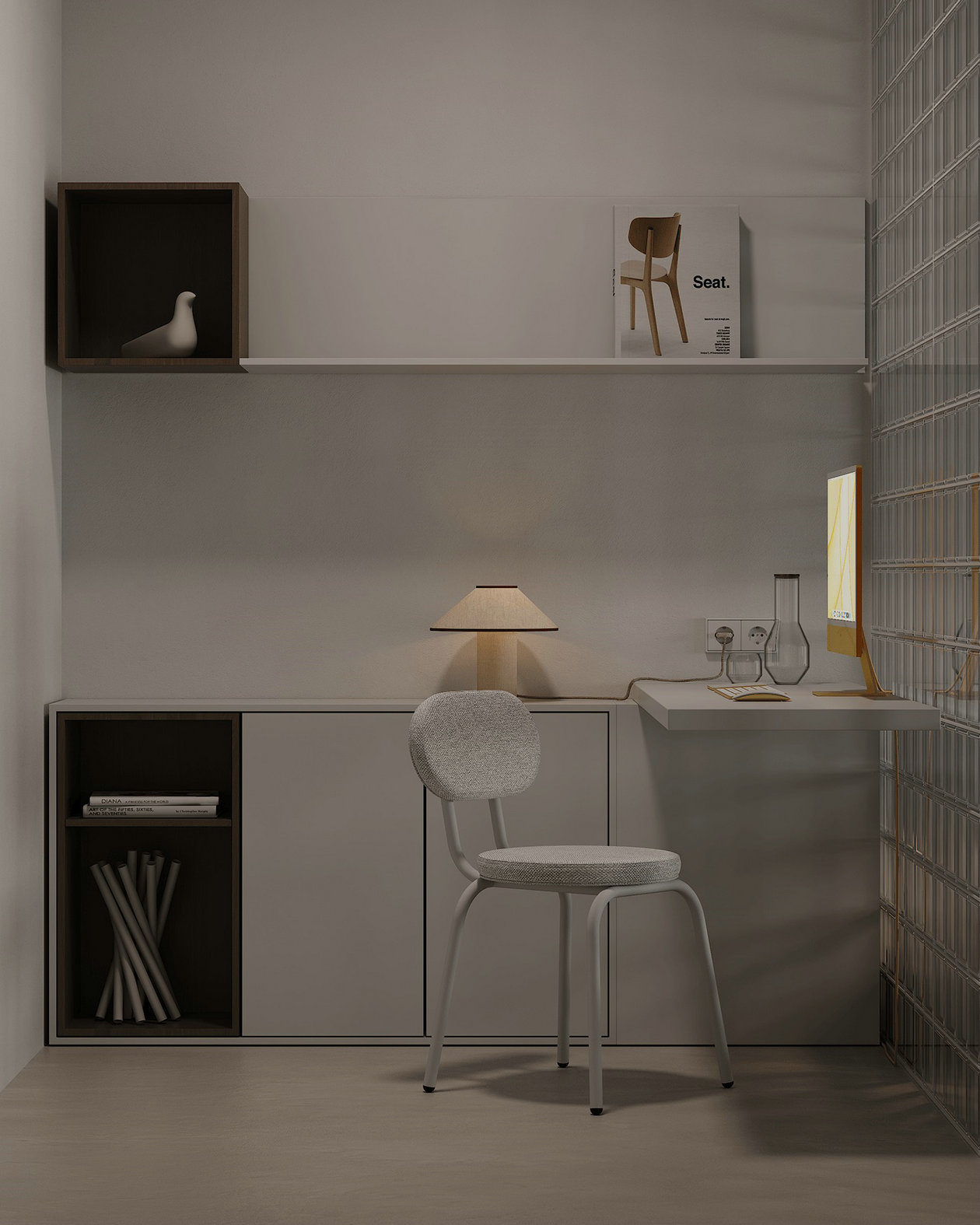 中性色系小空间公寓设计 超高级！-4