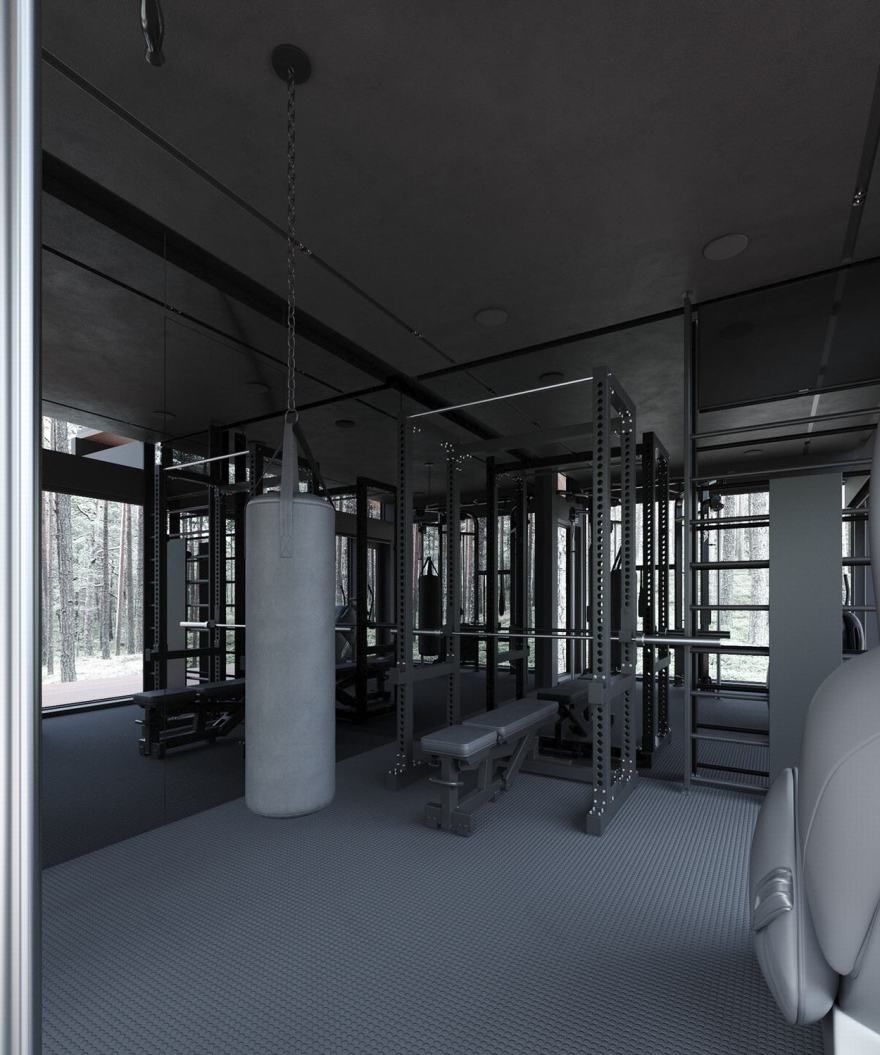 莫斯科森林中的自然共生别墅丨Stephen Tsymbaliuk-21