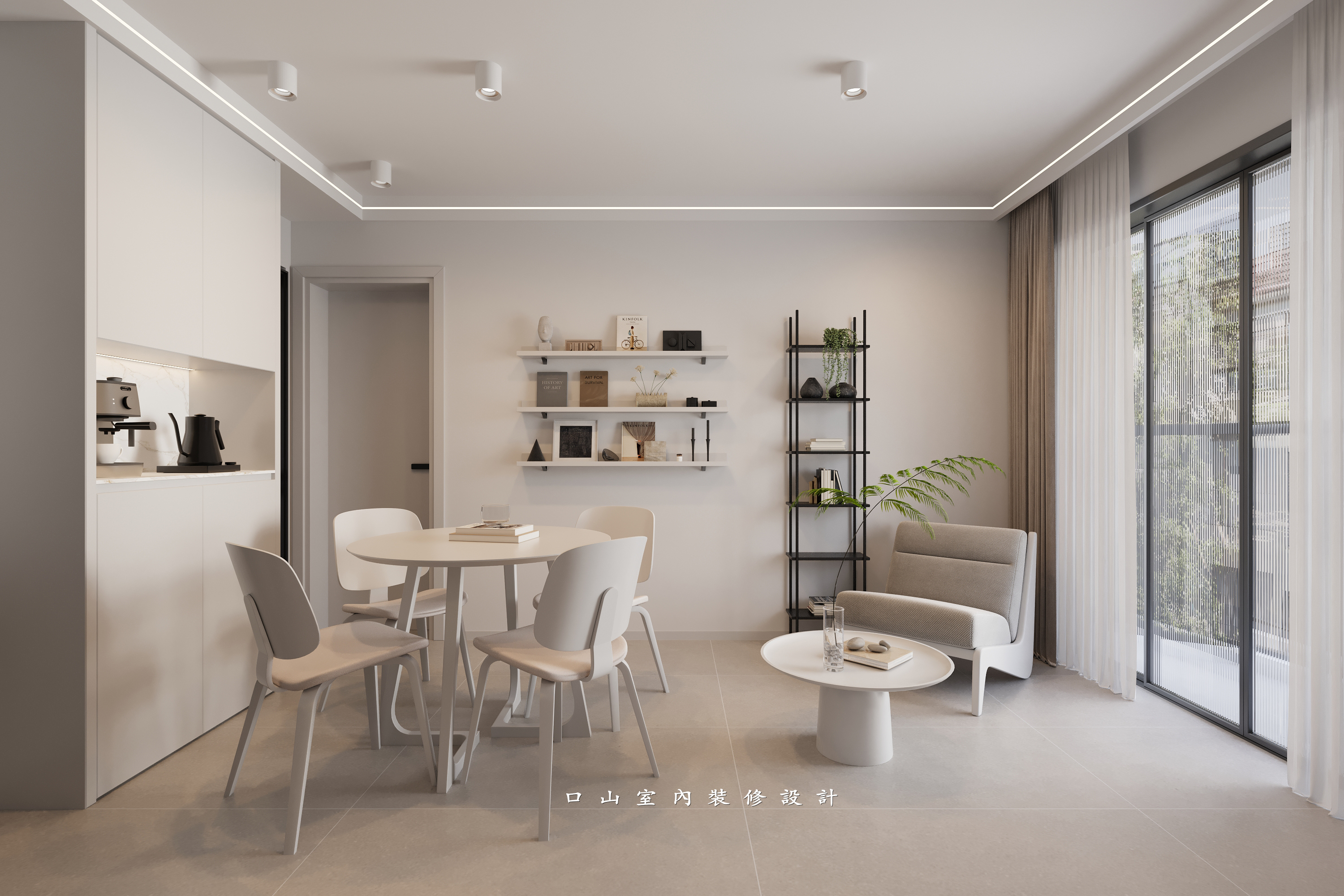 深圳口山设计：绿景花园现代简约，回归纯粹舒适的生活-0