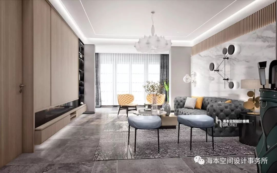 高级灰++ 原木色++ 绿色,打造自然优雅家居空间-14