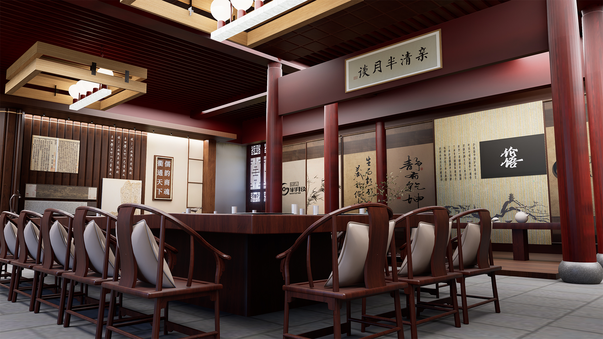 古建空间氛围提升设计  徽州会馆的空间提升-20