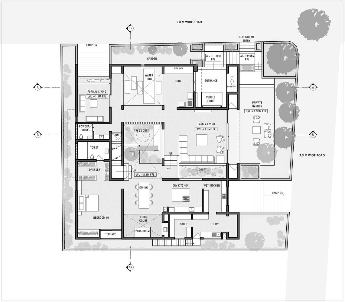 三院住宅 · 现代与传统的和谐共生-16