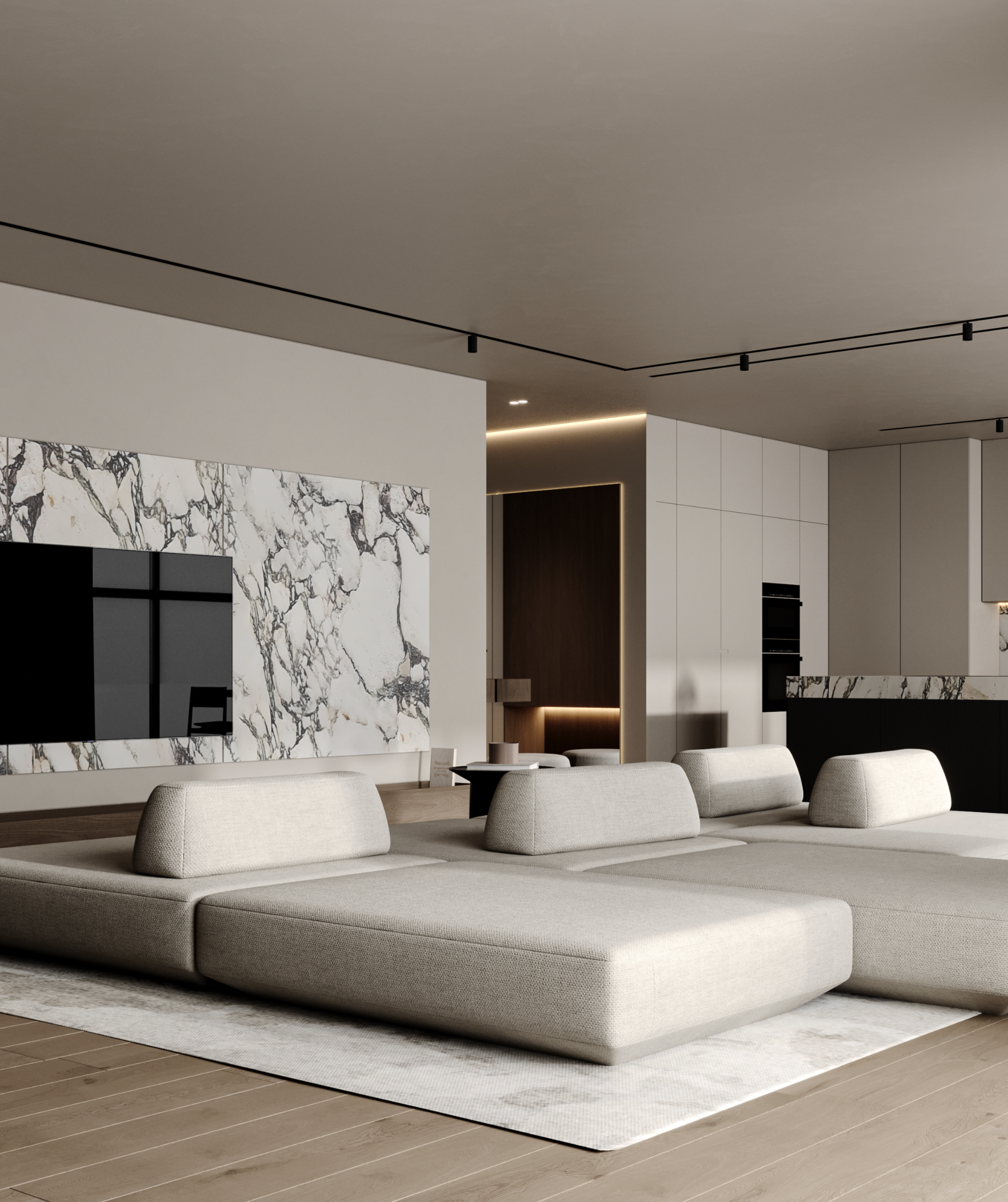 180㎡ 现代简约 舒适时尚 大平层-4