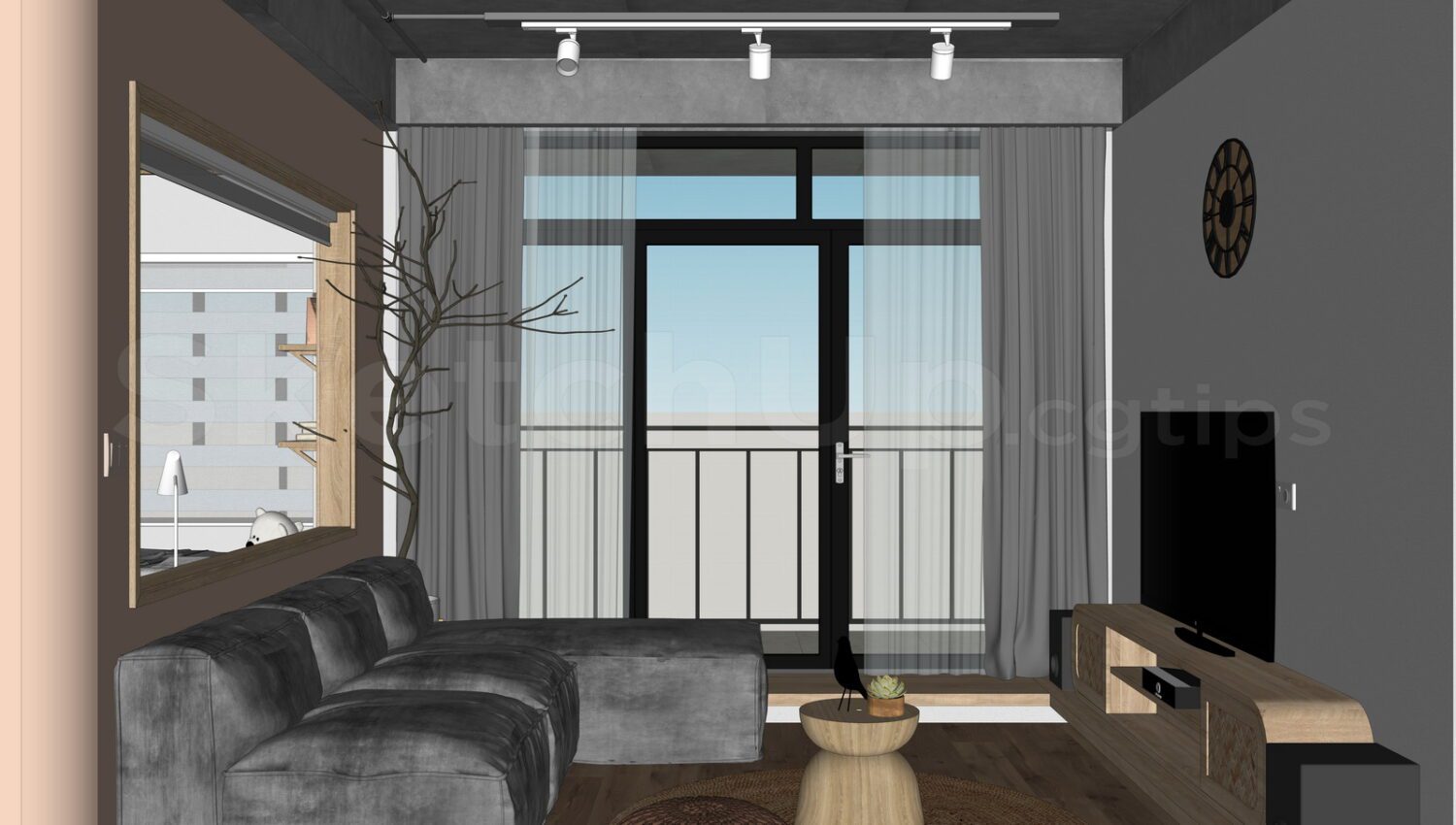 Sketchup公寓模型丨Compa Academy-3