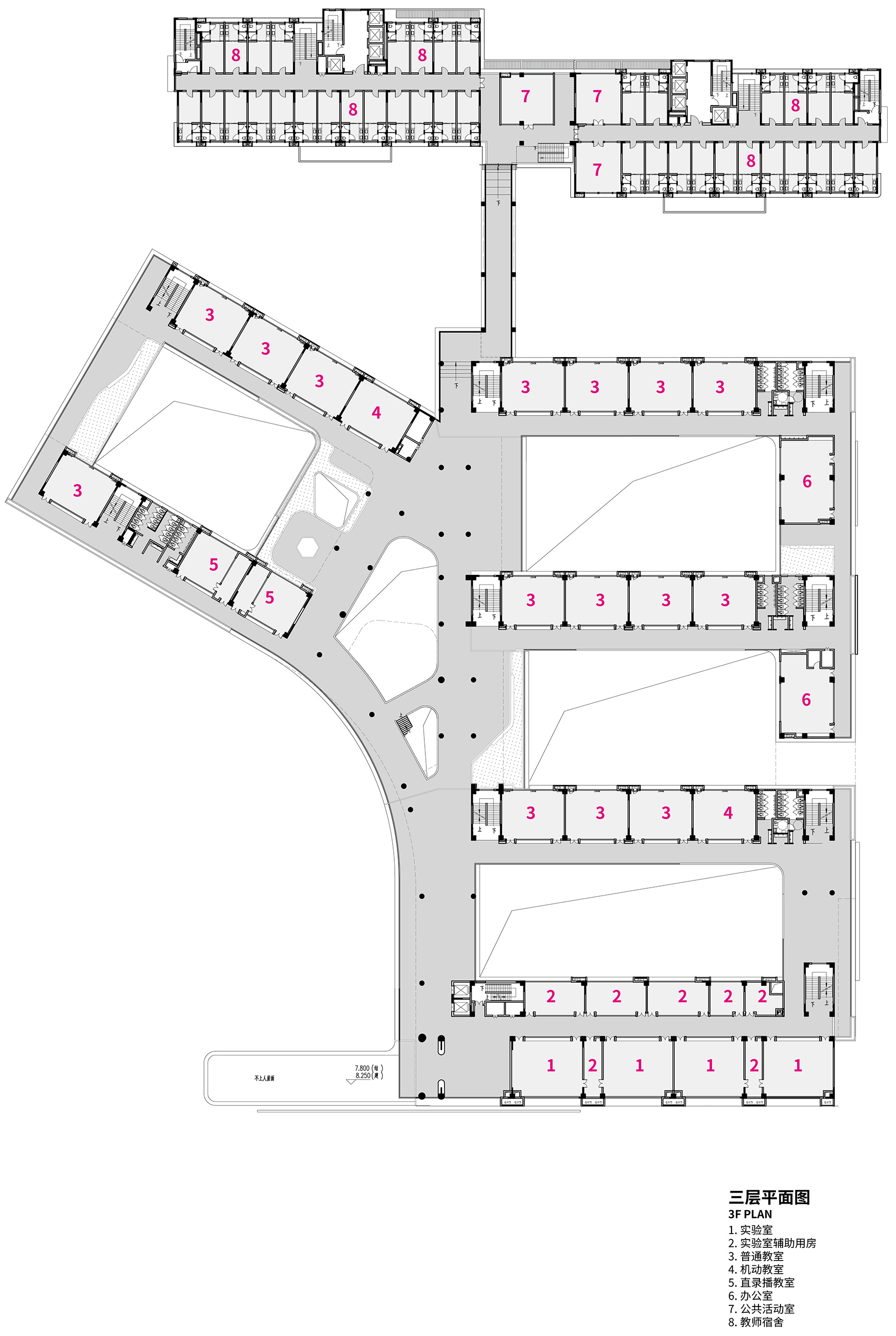 厦门市厦门大学附属科技中学五缘校区丨中国厦门丨厦门合立道工程设计集团一院一致建筑设计所-128