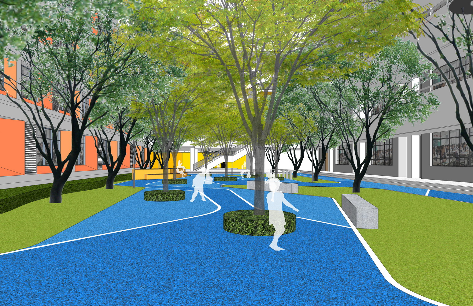 源溪小学SU模型-10