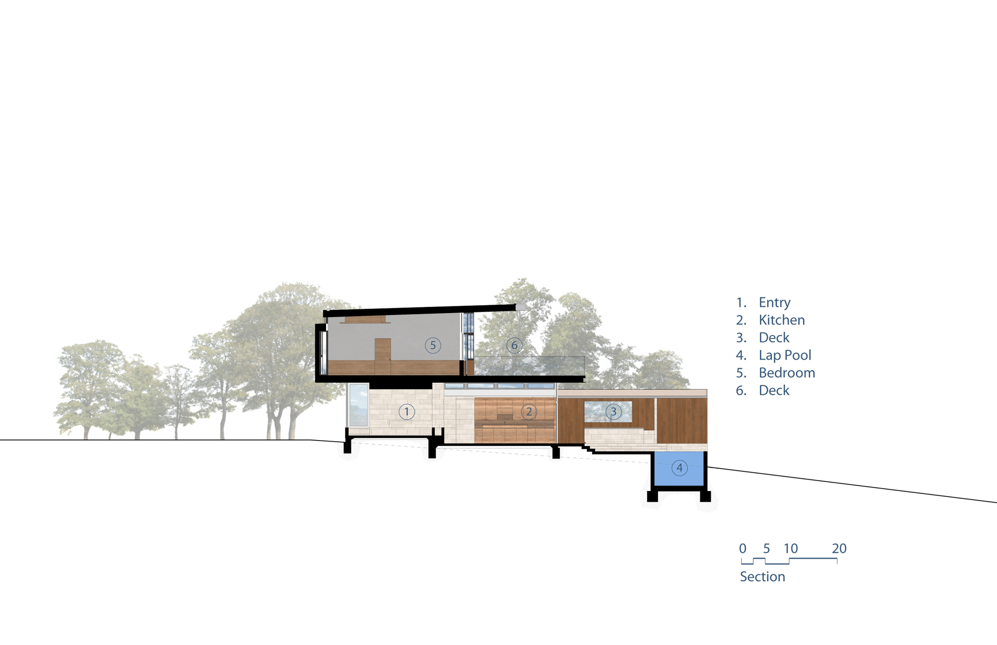 阿罗约橡树屋丨美国加利福尼亚丨ANX,Aaron Neubert Architects-29