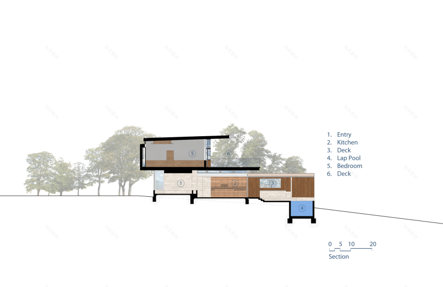 阿罗约橡树屋丨美国加利福尼亚丨ANX,Aaron Neubert Architects-29