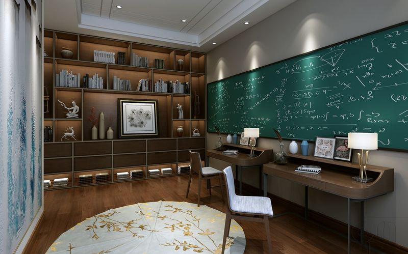 轻奢东方美学 双拼别墅设计展现传统与现代融合魅力-9