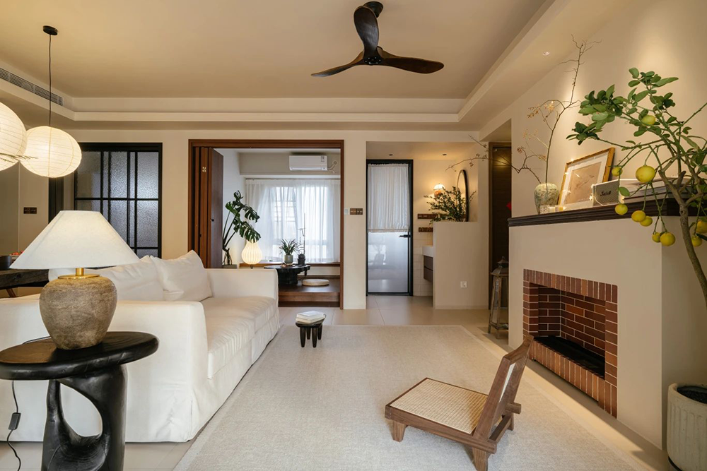 侘寂风私宅设计丨筑言设计,武汉三伏设计-13