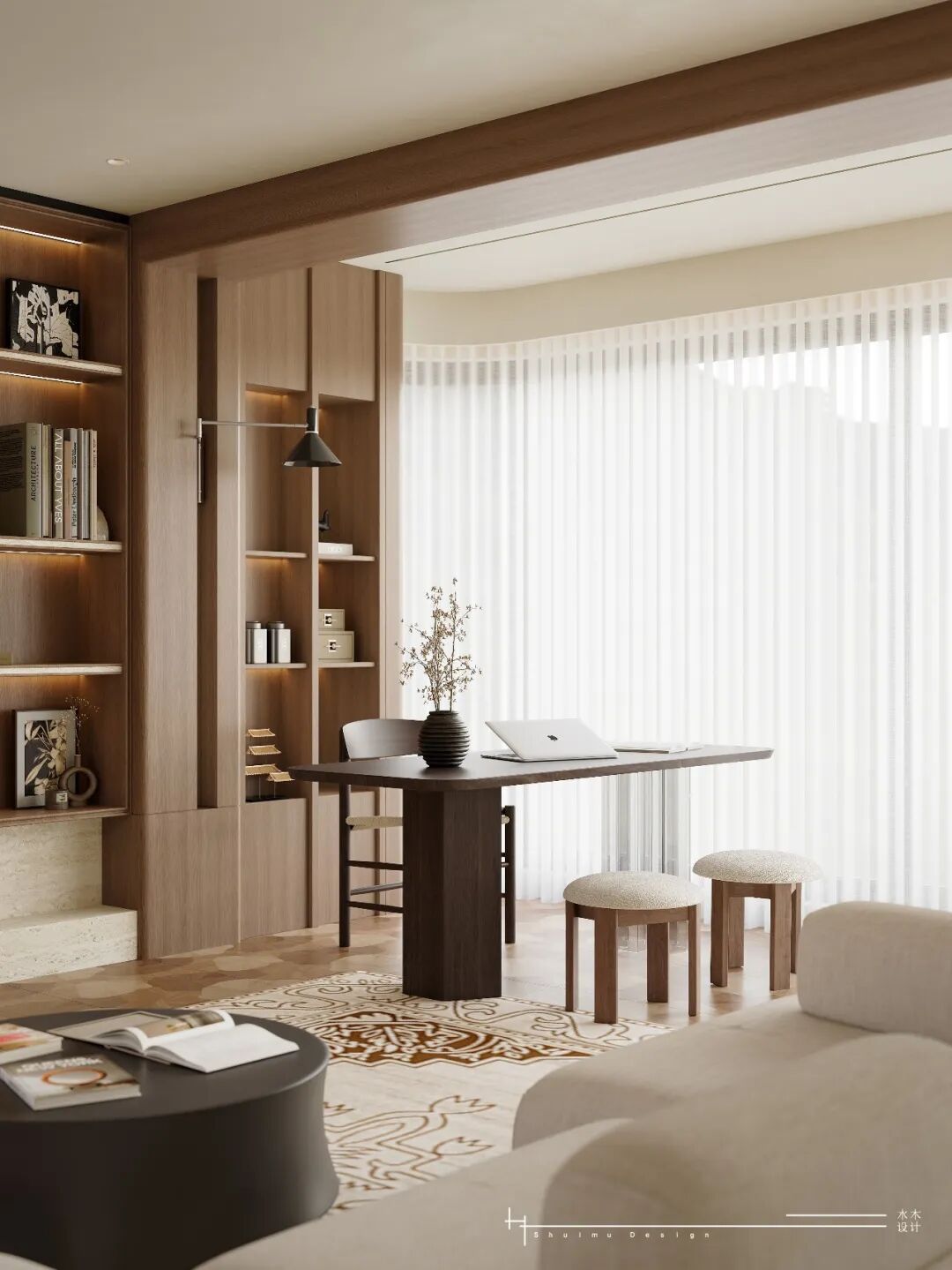 新作 · 新湖秋月120平 · 木息之间丨水木设计-32