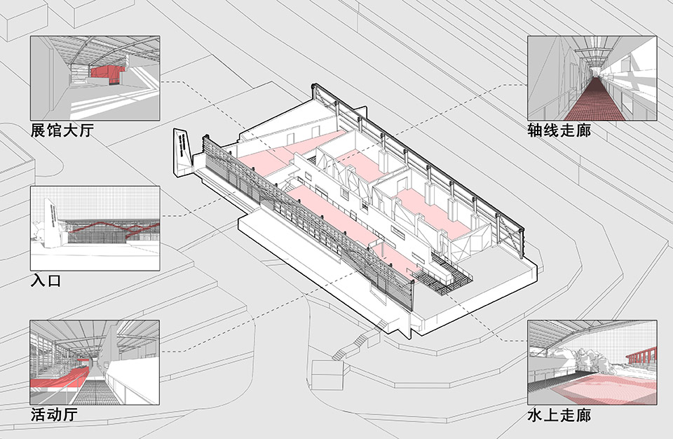 天堑与巨石·“绵茂公路”纪念展览馆设计丨中国德阳丨上海交通大学设计学院昊德工作室-25