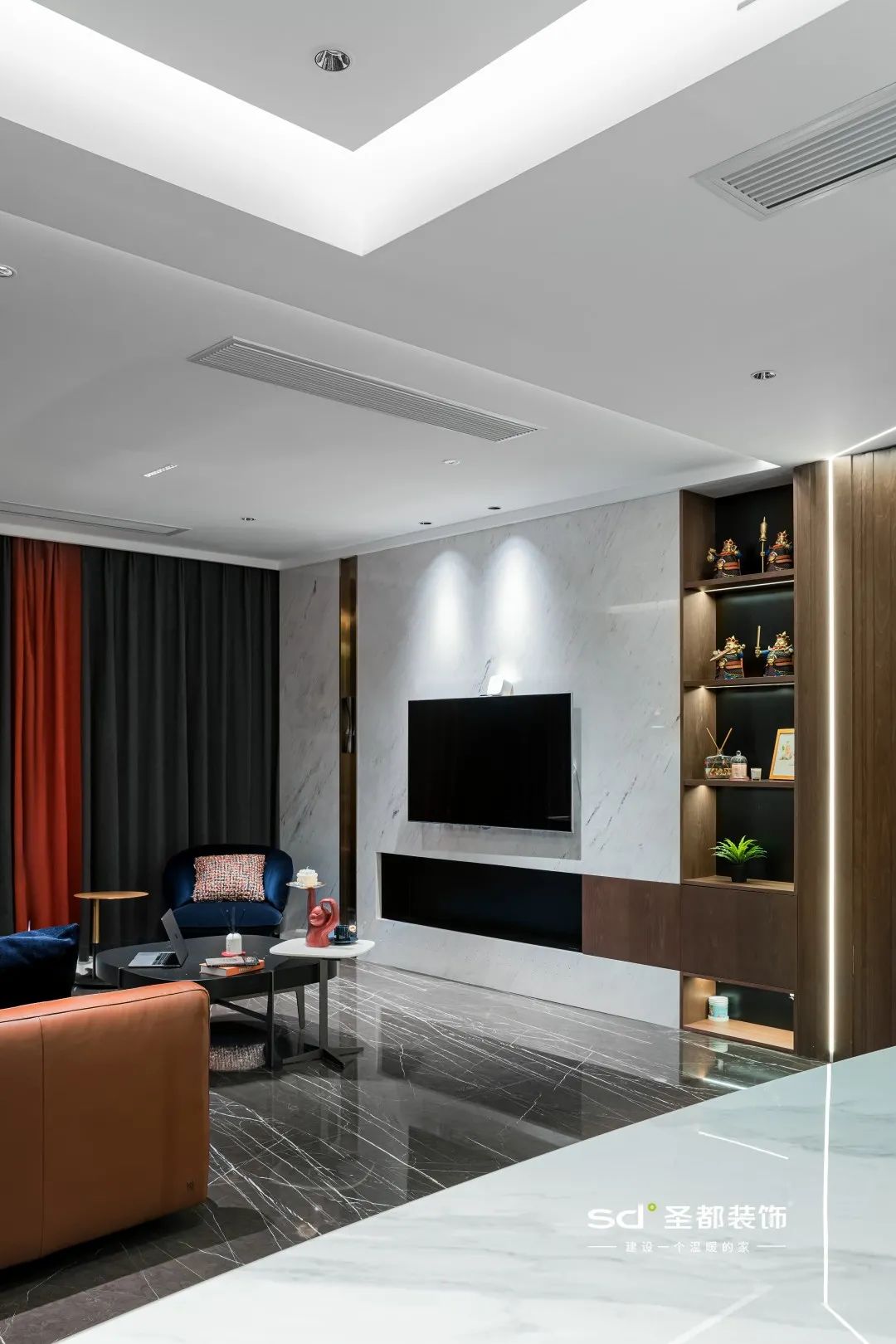 现代简约风家居,主卧占⅓太享受,神仙衣帽间心动 100%!-3