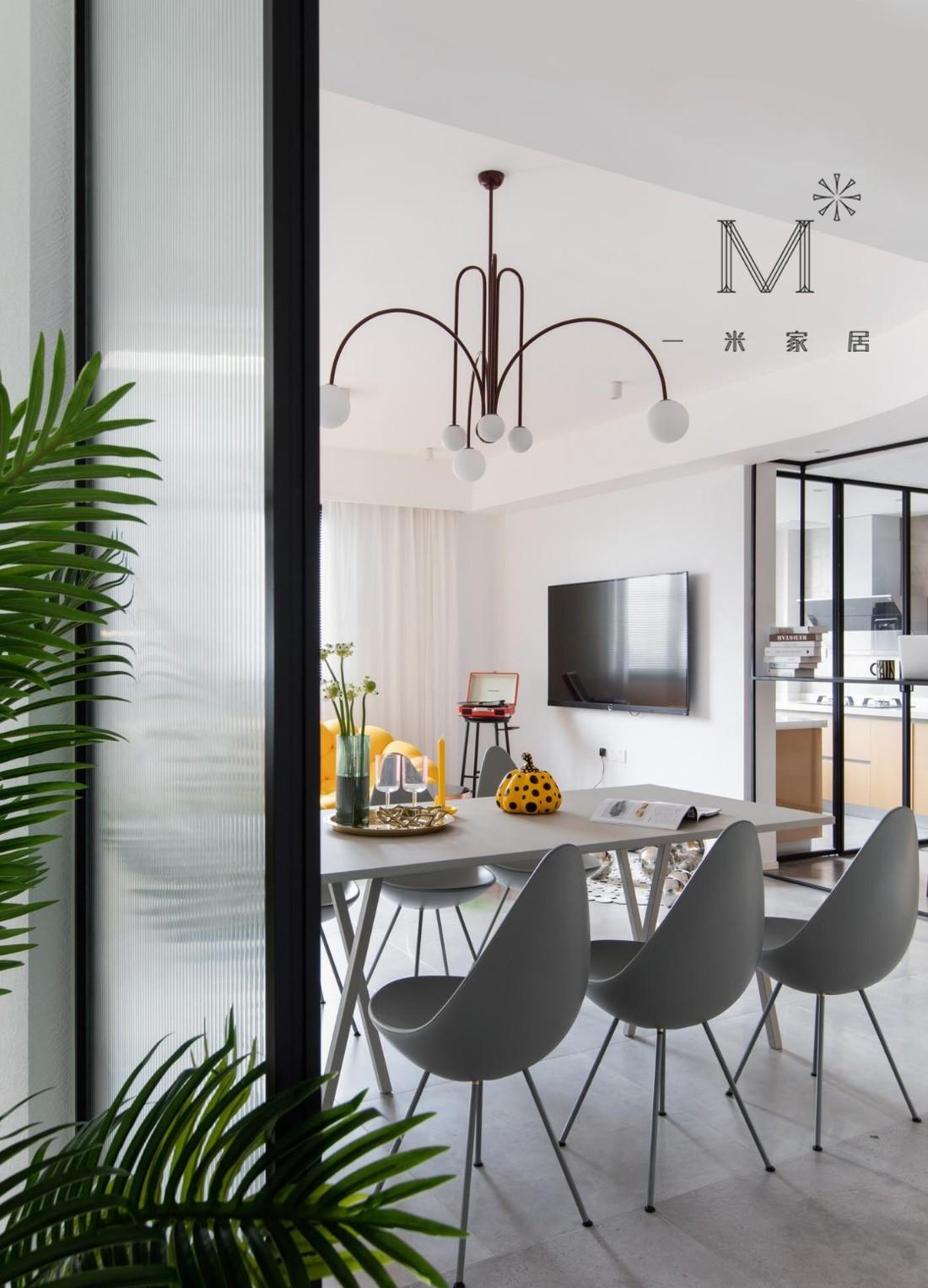 公寓丨【一米家居】新婚儿童摄影师夫妻的色彩之家-11