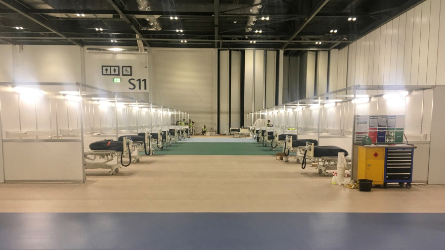 伦敦 ExCel 中心成功转型为新冠病毒医院,BDP 打造 4000 张病床-0