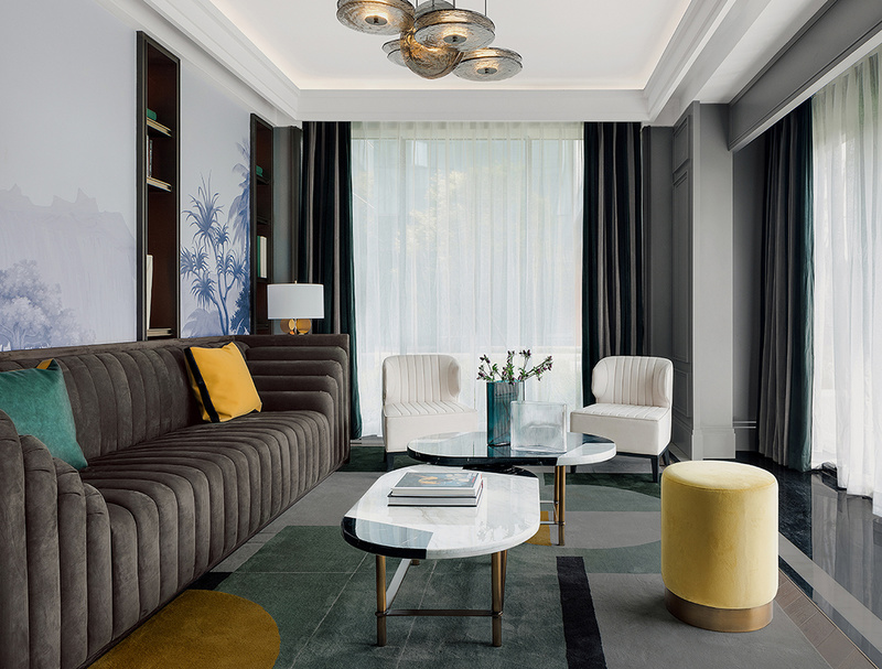 武汉越秀星云销售中心 | 复古摩登空间艺术呈现-32