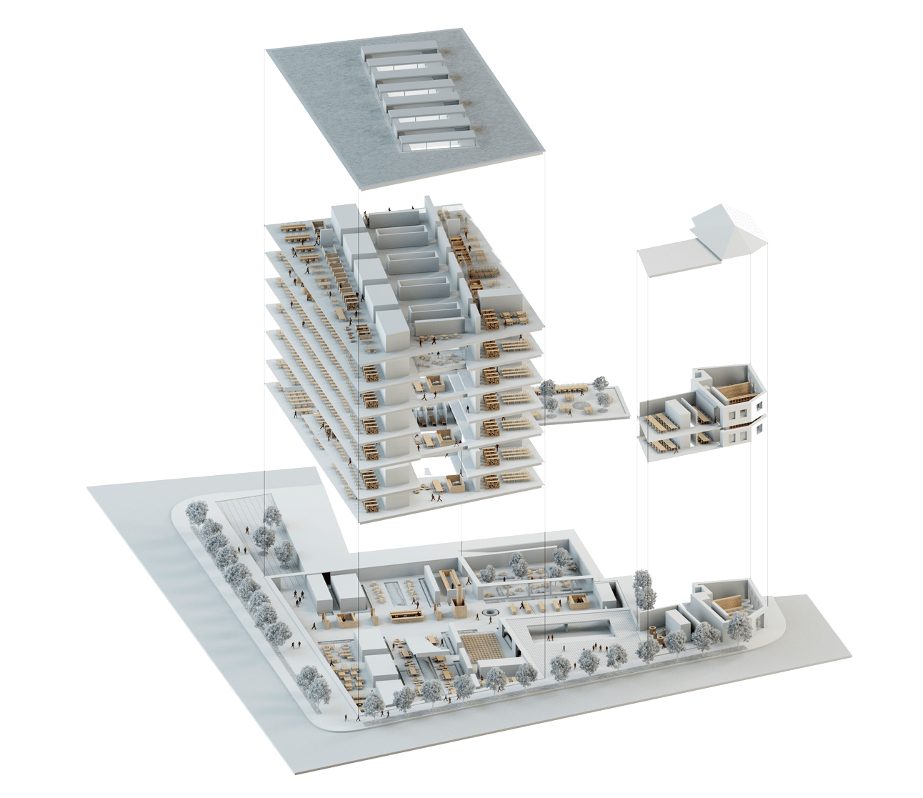 NUK II – 卢布尔雅那国家和大学图书馆二期丨Bevk Perović arhitekti-6