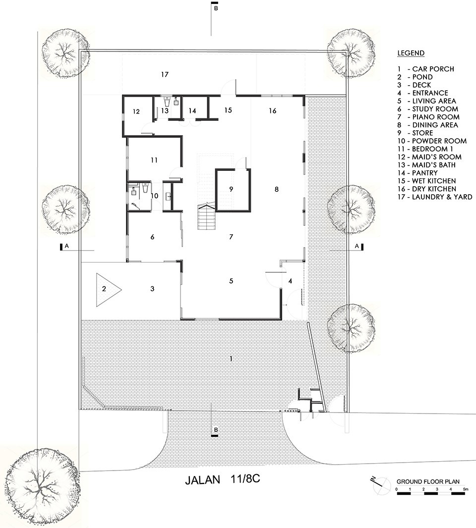 吉隆坡瓦片住宅，演绎现代热带风情-29