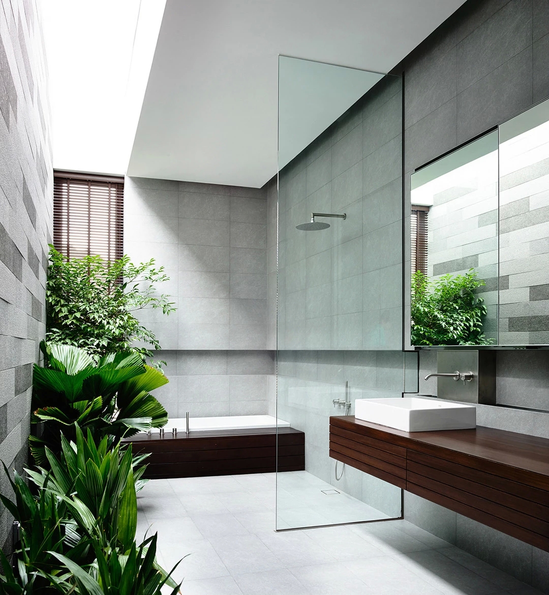 豪华别墅 现代风格新加坡的私人住宅-2