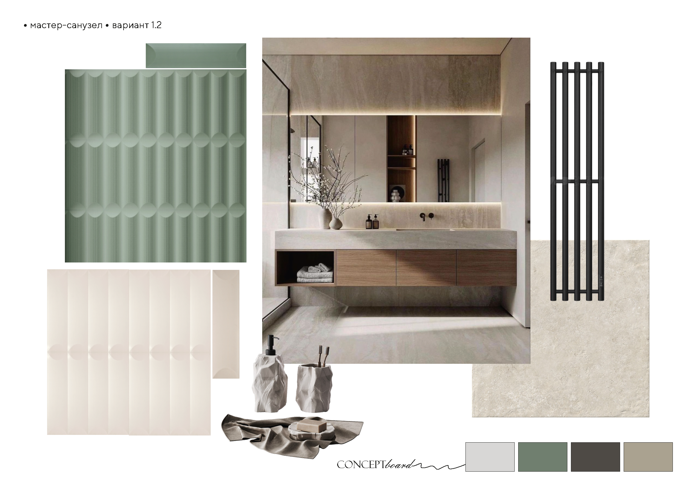 Концепция квартиры с акцентами на русский стиль.-6