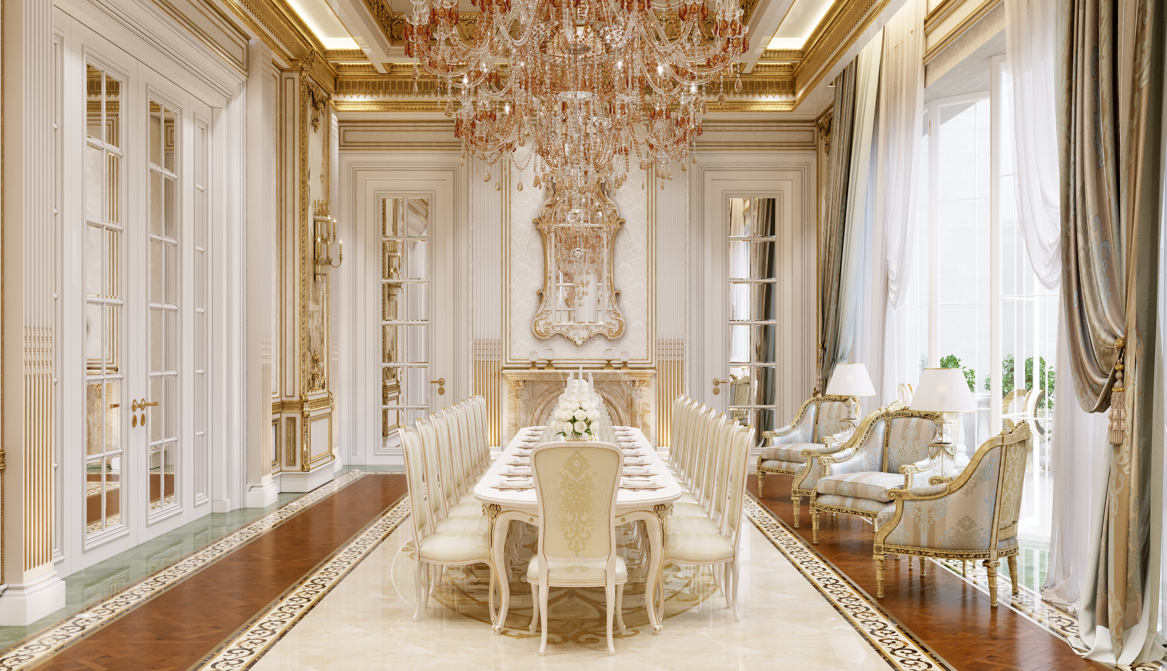 Majlis Interior Design.Dining Room.-3