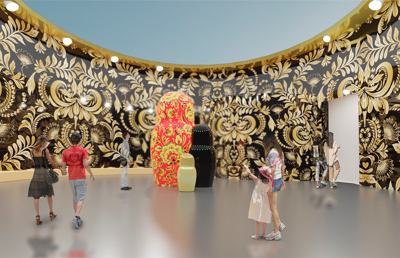 хохлома 民族工艺展览馆丨俄罗斯莫斯科-7