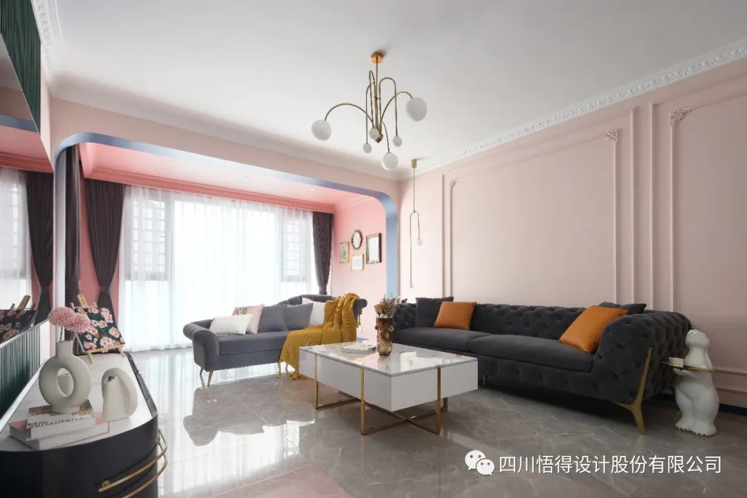 「大梦」法式浪漫空间设计丨WDG 悟得设计-6