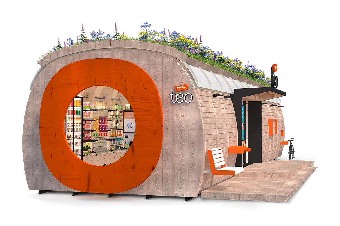 tegut· teo 无人迷你超市丨德国-23