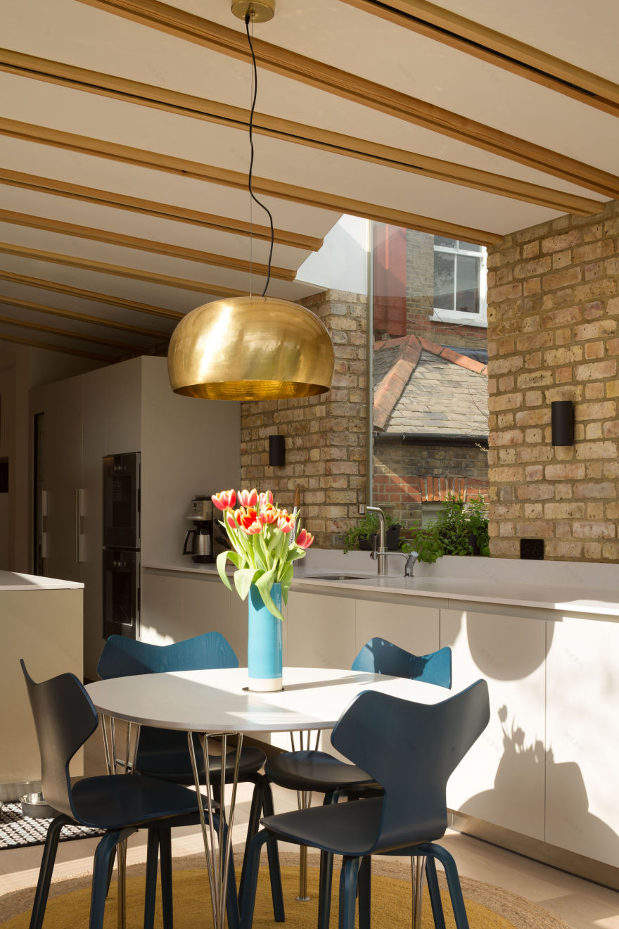 北伦敦精美半独立别墅设计,花园景观与生活空间完美融合-15