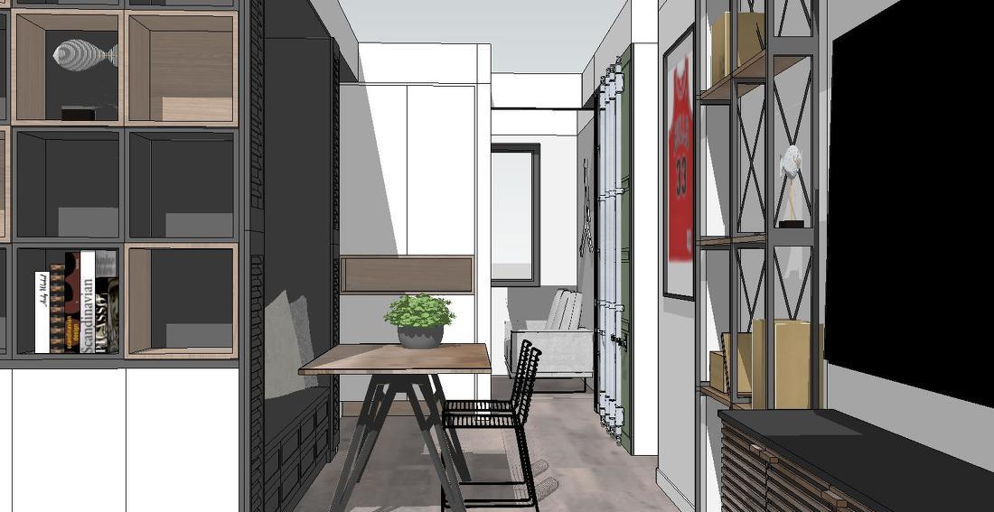 集装箱式鞋柜设计,打造个性北欧空间-34