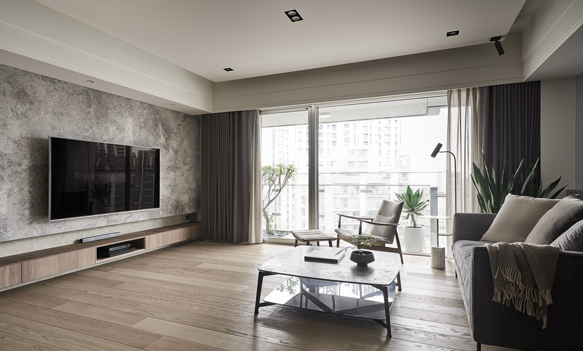 现代舒适的 132㎡原木风住宅-10