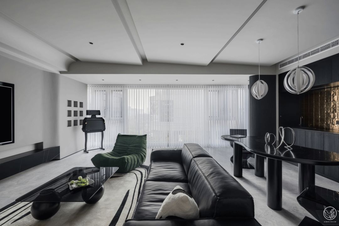 黑白圆舞曲 · 成都金牛区精致酷家居设计丨中国成都丨清羽设计-23