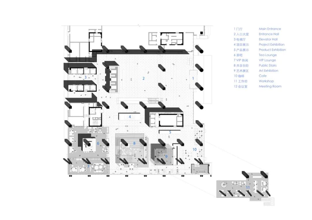 MAT 超级建筑 · 中国青岛歌尔全球研发总部园区共享空间设计丨MAT 超级建筑事务所-51