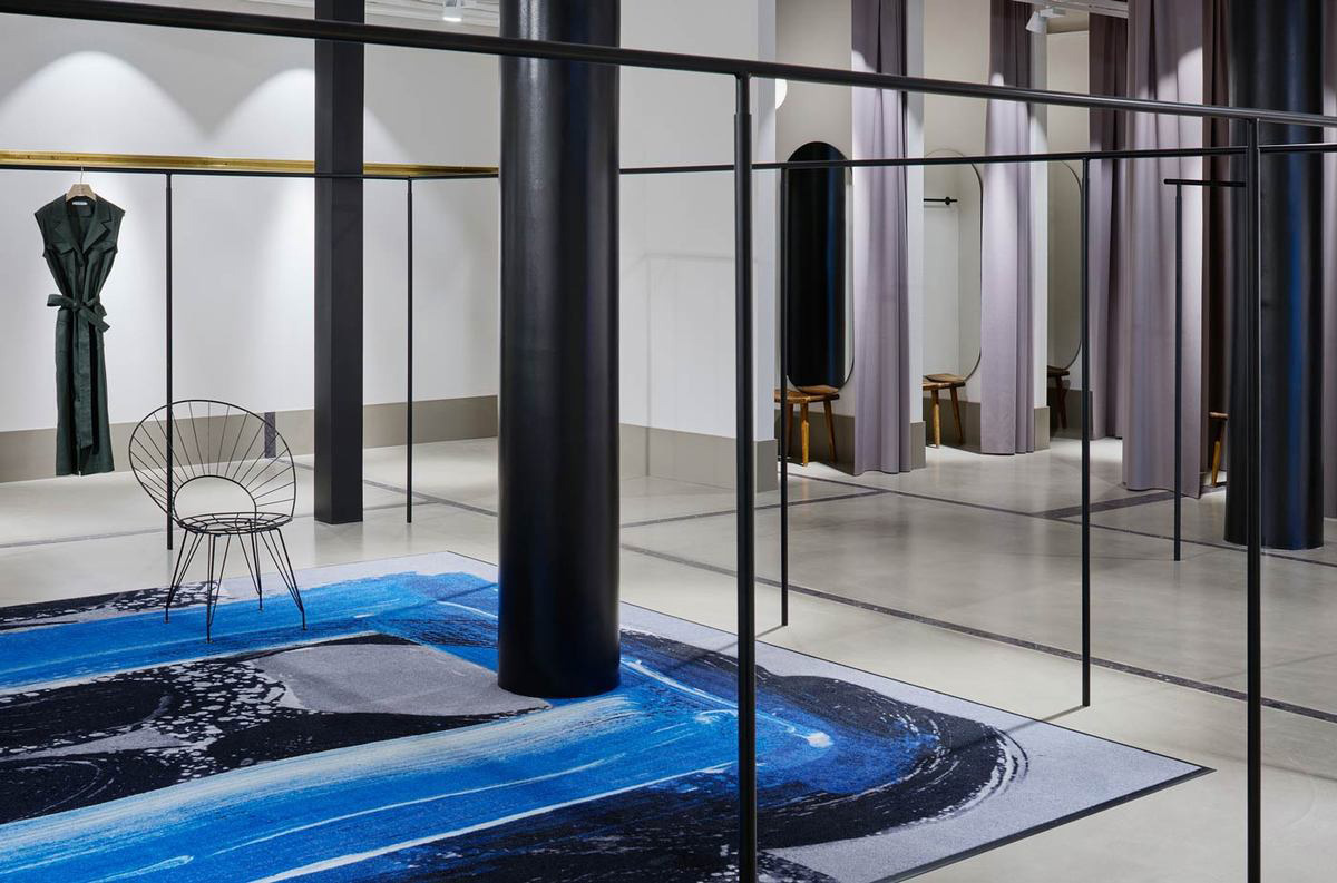 斯德哥尔摩 Rodebjer 旗舰店，粉红极简时尚空间-7